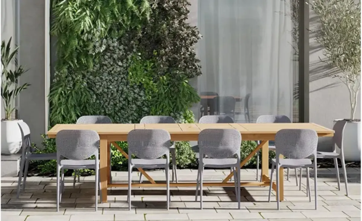 Amazonia Outdoor 11- pc. Eucalyptus Wood Dining Set