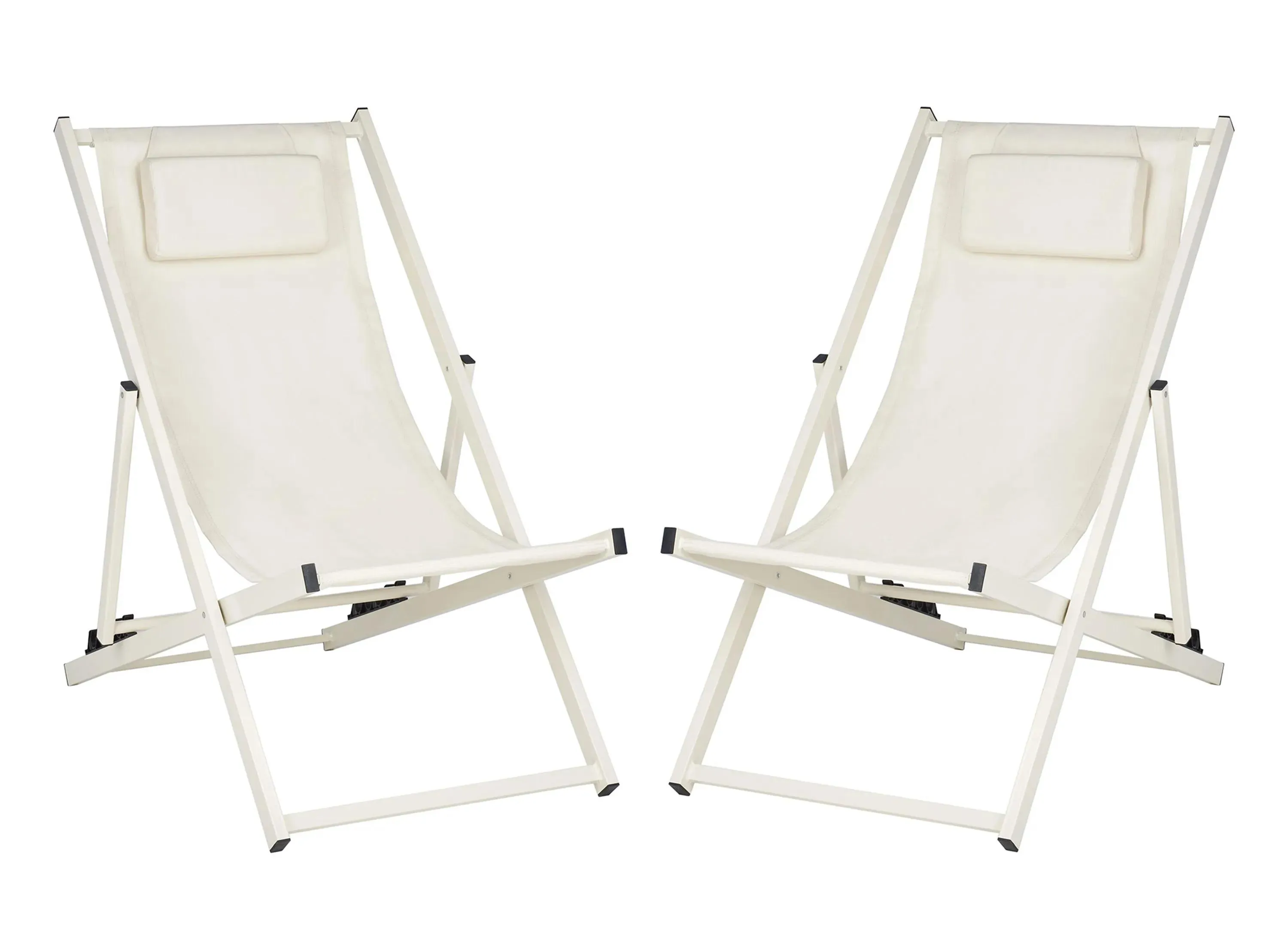 Camlin Patio Chairs Set of 2 in Beige by Safavieh