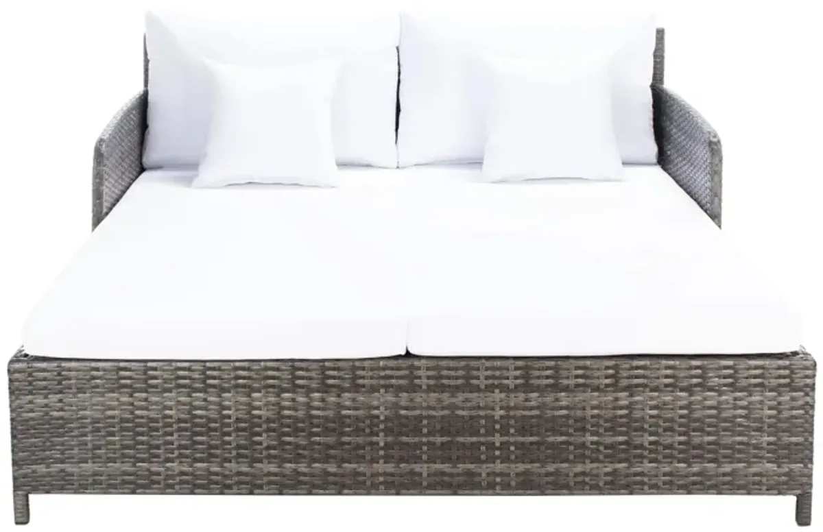 Zoya Daybed in Gray/White by Safavieh