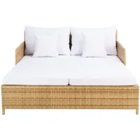 Zoya Daybed in Natural / White by Safavieh