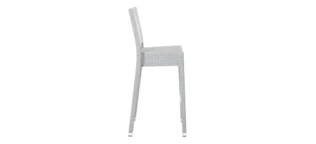 Solano Outdoor Bar Stool in Faye Ash by Safavieh