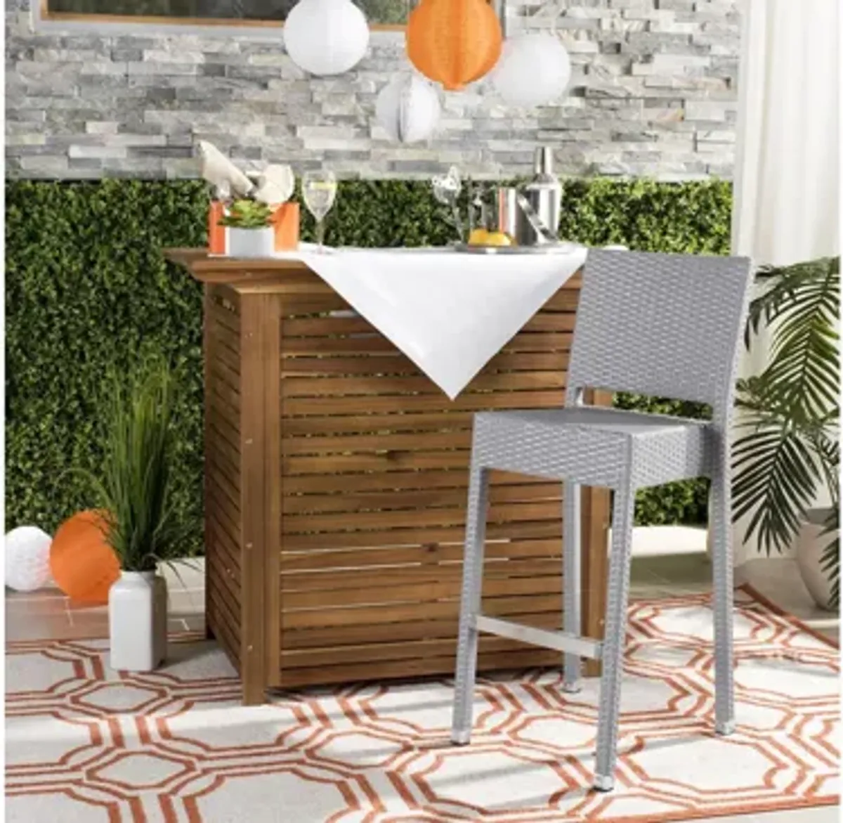 Solano Outdoor Bar Stool