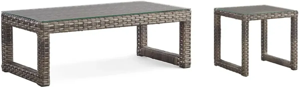 New Java 2-pc. Outdoor Table Set in Sandstone by South Sea Outdoor Living