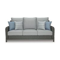 Elite Park Outdoor Sofa in Black by Ashley Furniture