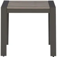 Tropicava Casual Outdoor Square End Table in Taupe by Ashley Express