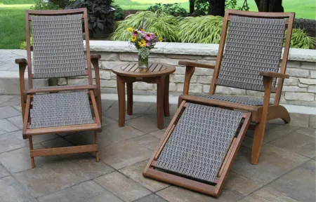 Ocean Ave 3-pc... Outdoor Seating Set in Brown by Outdoor Interiors