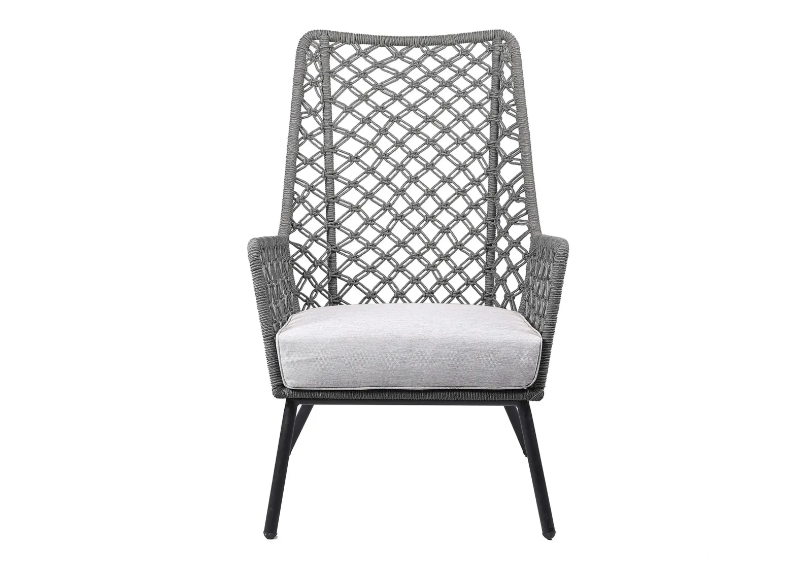 Marco Outdoor Lounge Chair in Gray by Armen Living