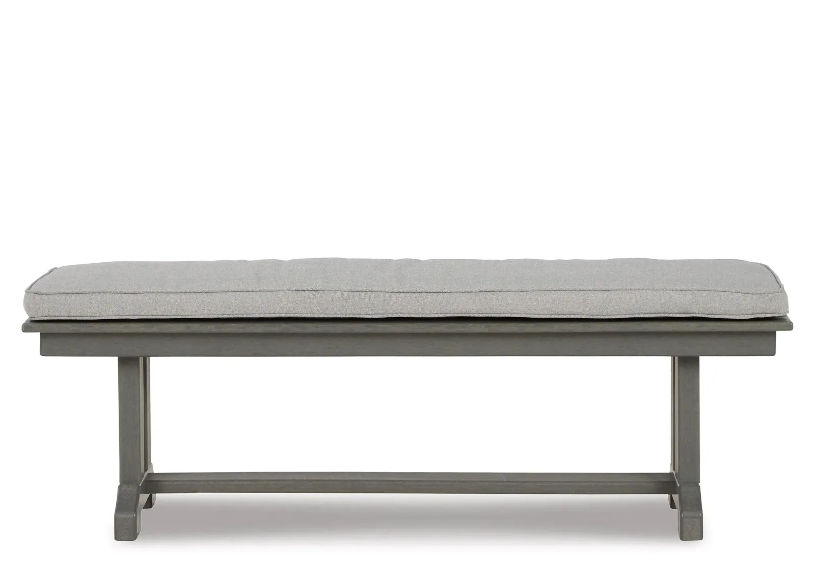 Visola Outdoor Bench in Gray by Ashley Furniture