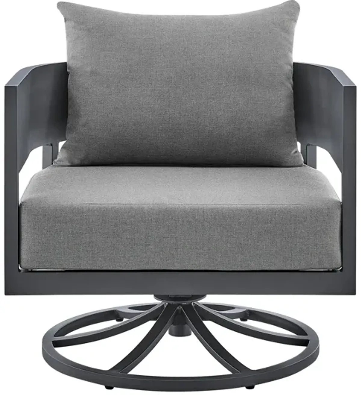 Argiope Outdoor Swivel Rocking Chair