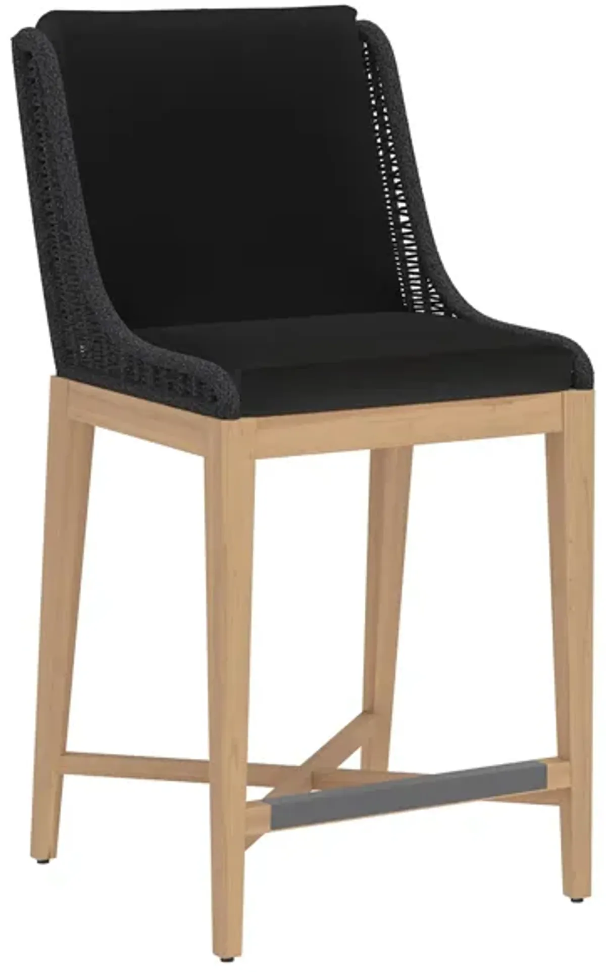 Sorrento Barstool in ARASHI BLACK by Sunpan