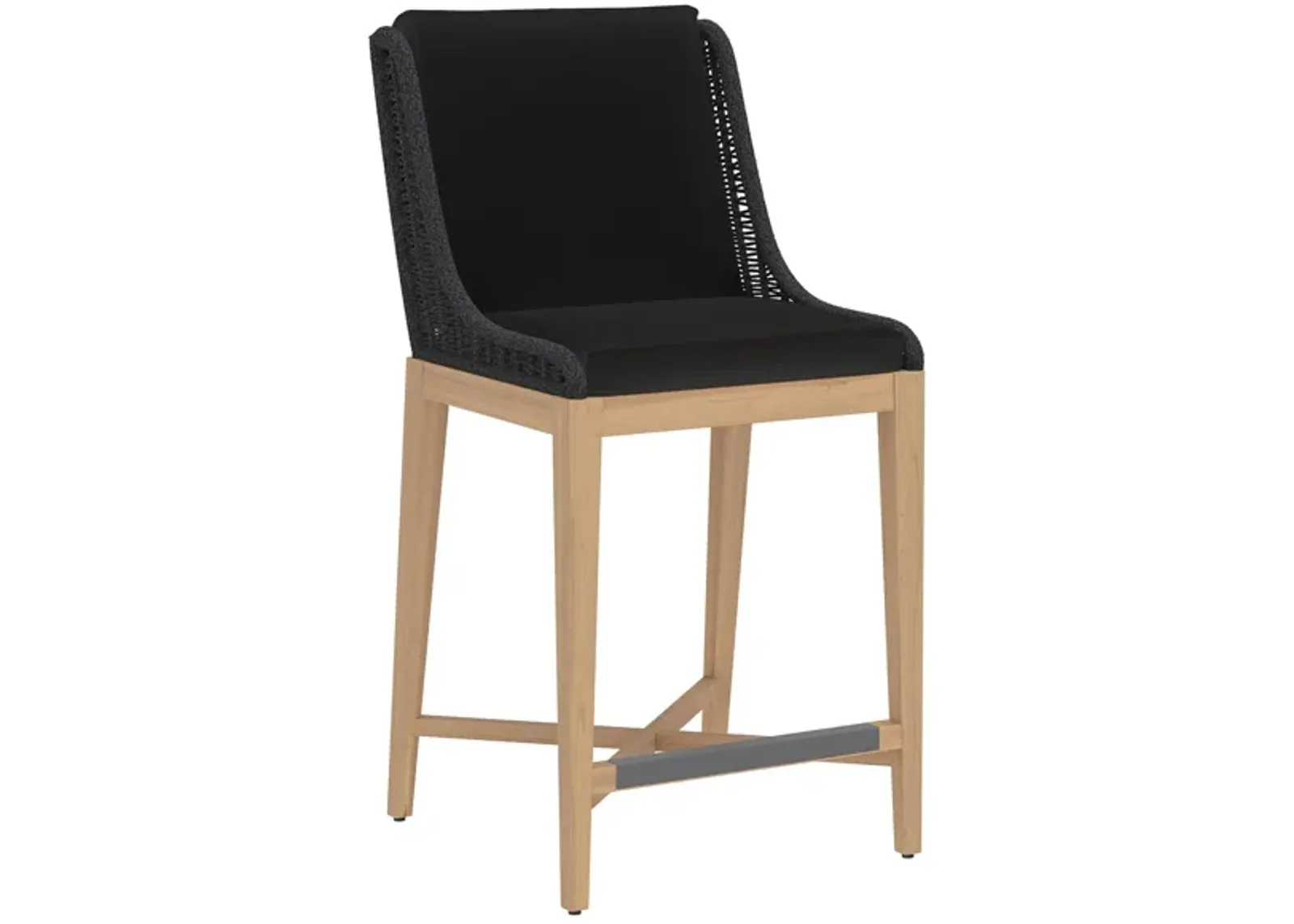 Sorrento Barstool in ARASHI BLACK by Sunpan