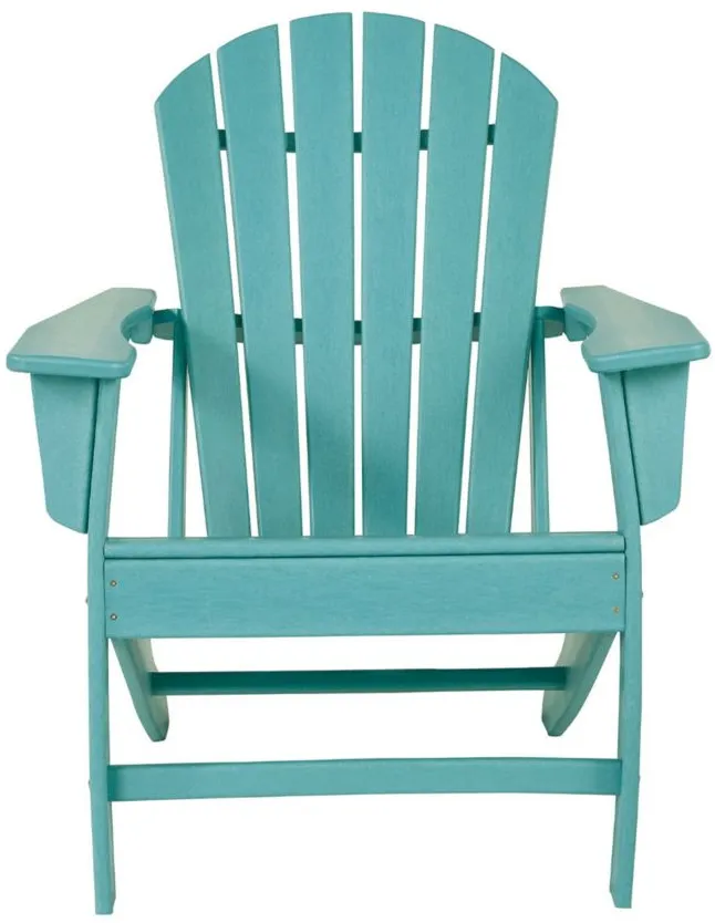 Sundown Treasure Adirondack Chair in Turquoise by Ashley Express