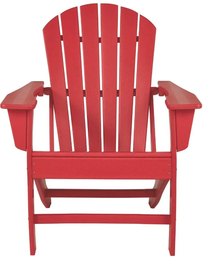 Sundown Treasure Adirondack Chair in Red by Ashley Express