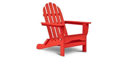 Icon Adirondack Chair in "Bright Red" by DUROGREEN OUTDOOR