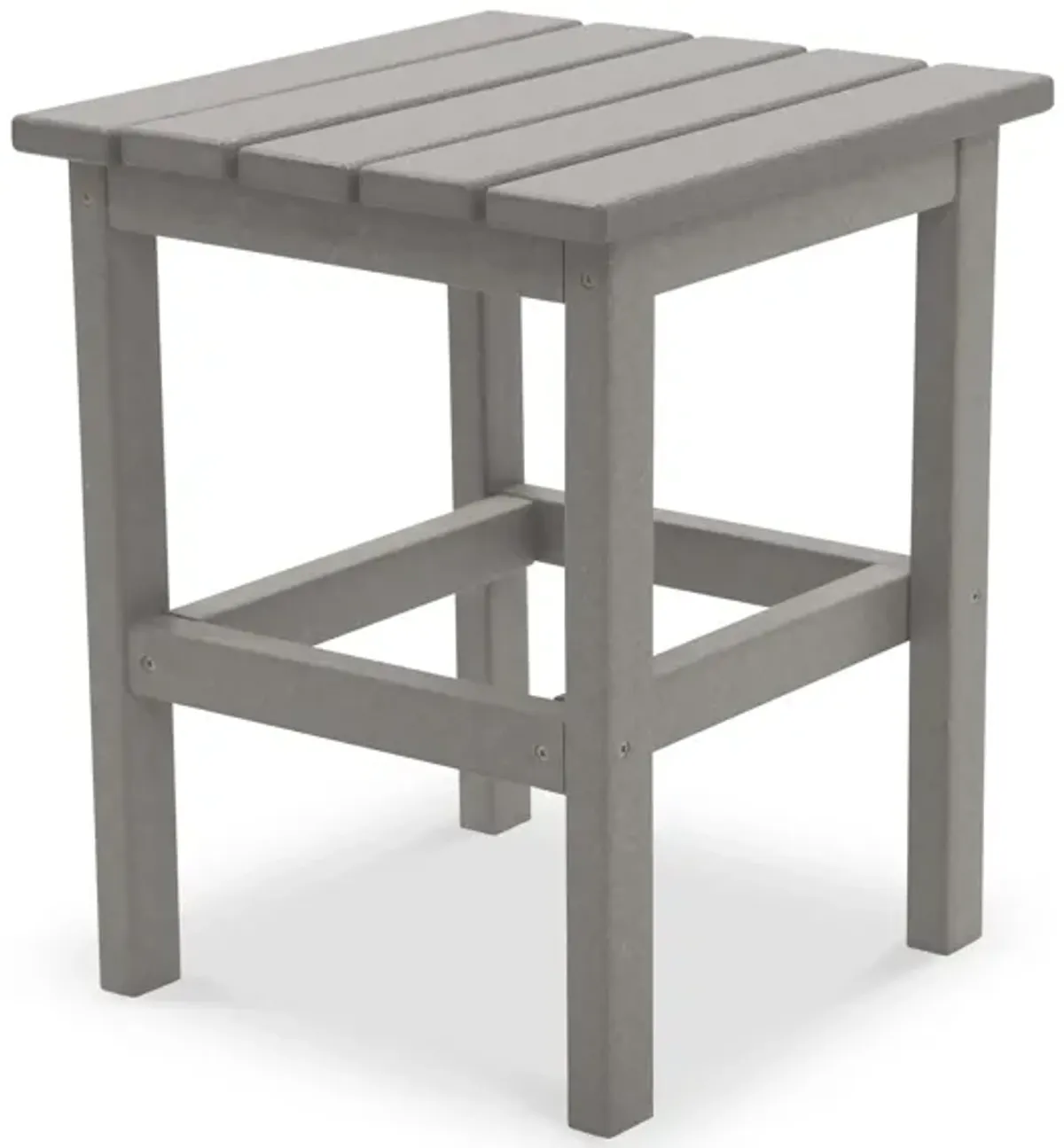 Icon Square Side Table in Natural / White by DUROGREEN OUTDOOR