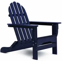 Icon Static Adirondack Chair in "Navy" by DUROGREEN OUTDOOR