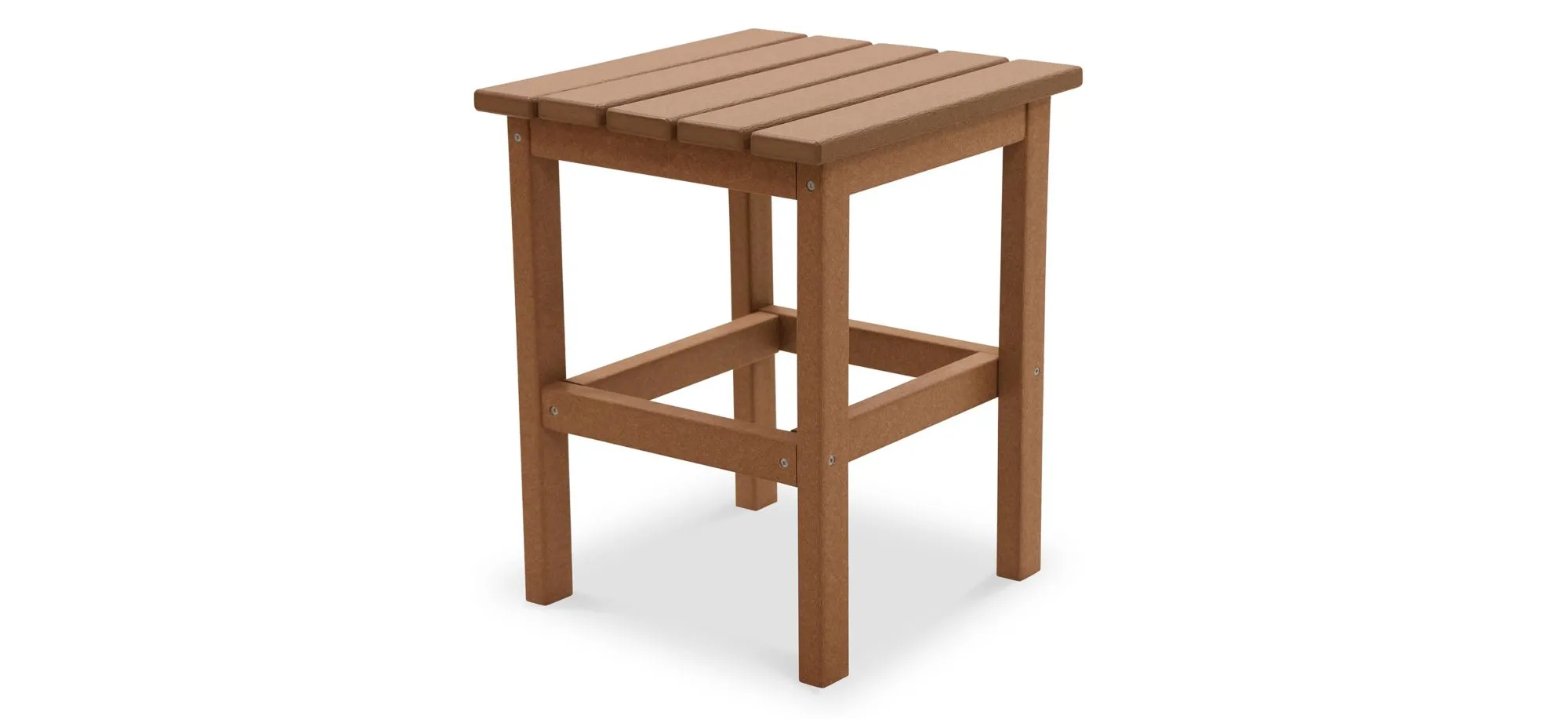 Icon Square Side Table in Black / Beige by DUROGREEN OUTDOOR