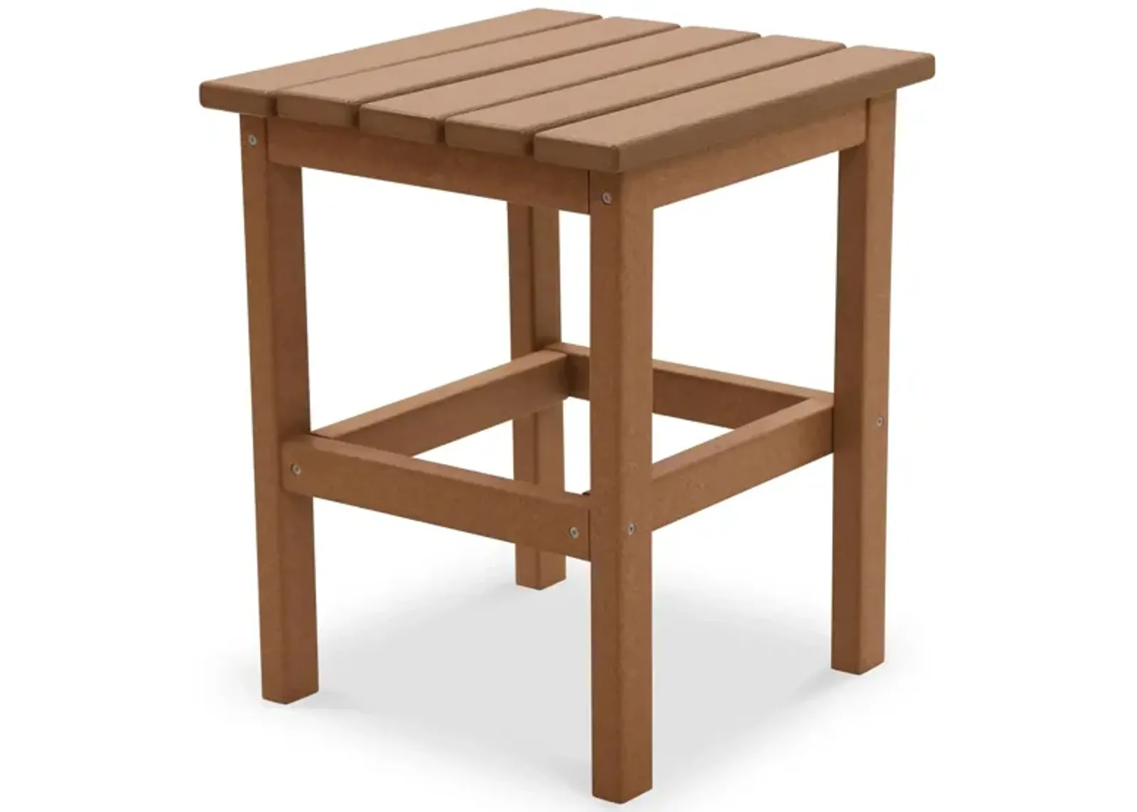 Icon Square Side Table in Black / Beige by DUROGREEN OUTDOOR