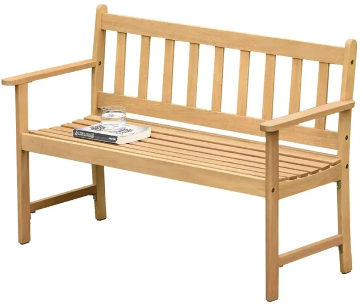 Lifestyle Garden Outdoor Bench in Brown by International Home Miami