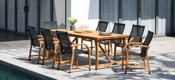 Lifestyle Garden Outdoor 9-pc. Rectangular Dining Set