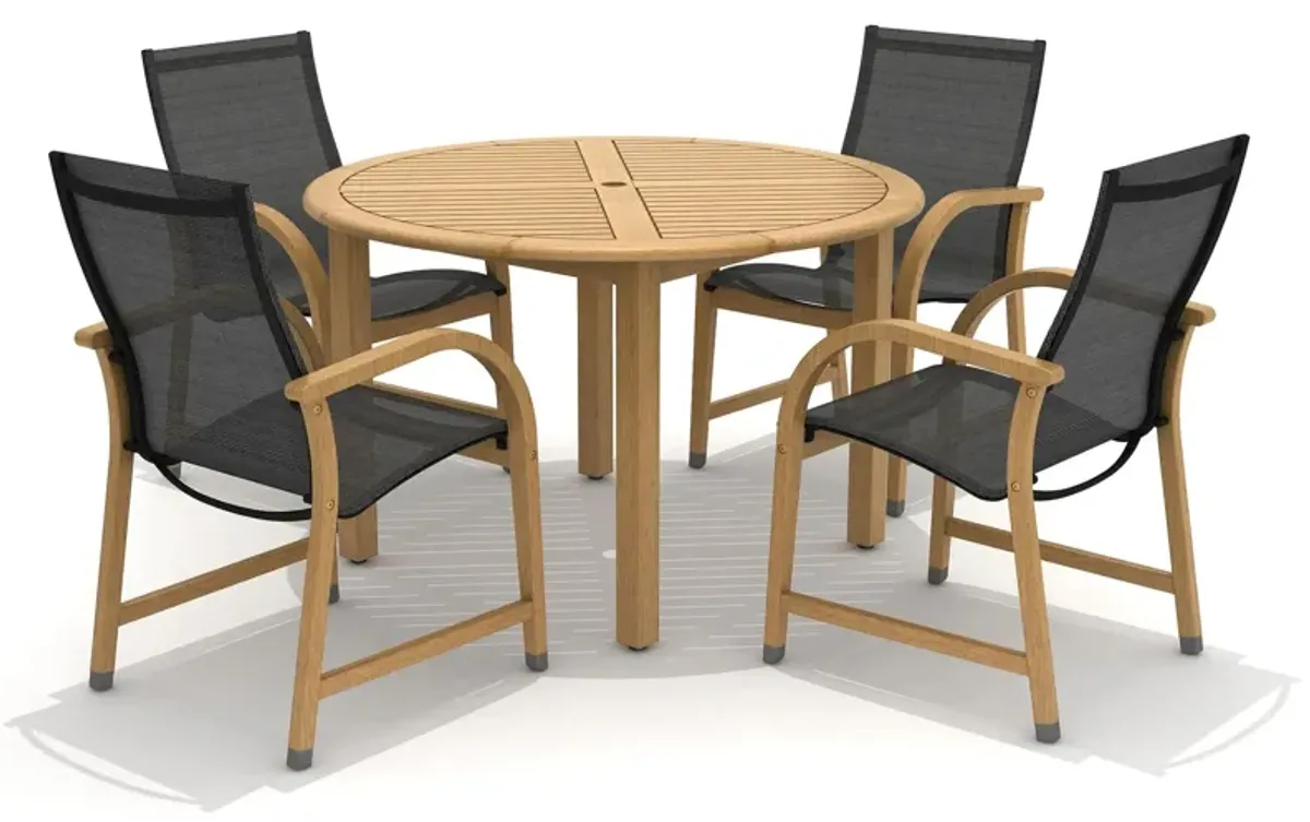 Lifestyle Garden Outdoor 5-pc. Round Dining Set