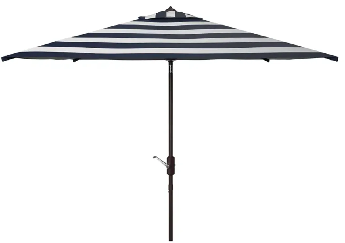 Marcie Fashion Line 7.5 ft Square Umbrella in Dark Slate Gray / Beige by Safavieh