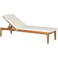 Akash Sunlounger in Natural & Beige by Safavieh