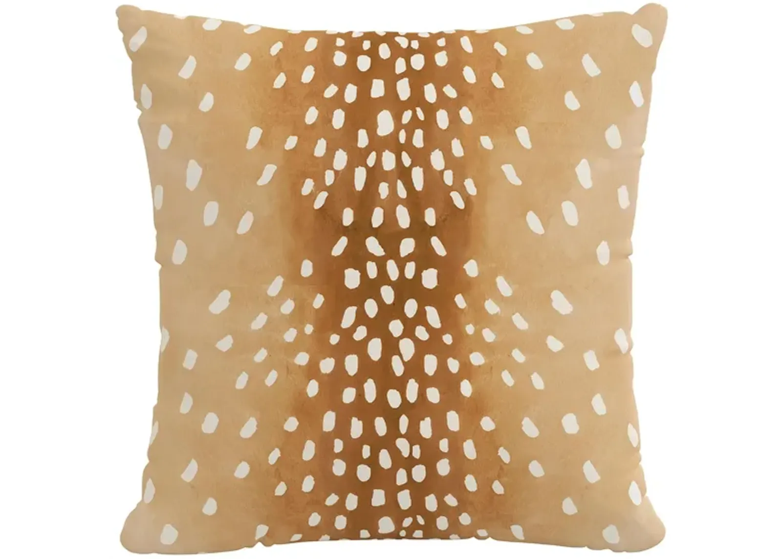 18" Outdoor Fawn Pillow in Fawn Natural by Skyline