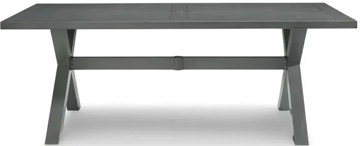 Elite Park Outdoor Dining Table in Gray by Ashley Furniture