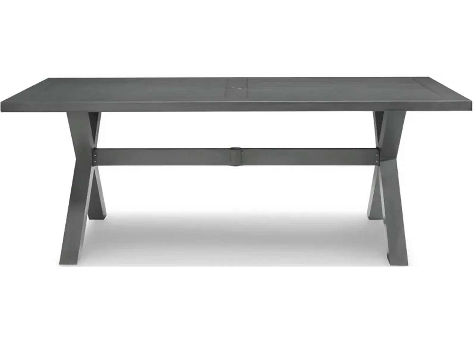 Elite Park Outdoor Dining Table in Gray by Ashley Furniture