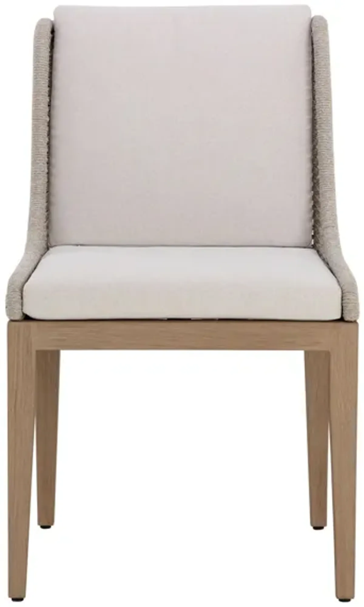 Sorrento Dining Chair in DRIFT BROWN - PALAZZO CREAM by Sunpan