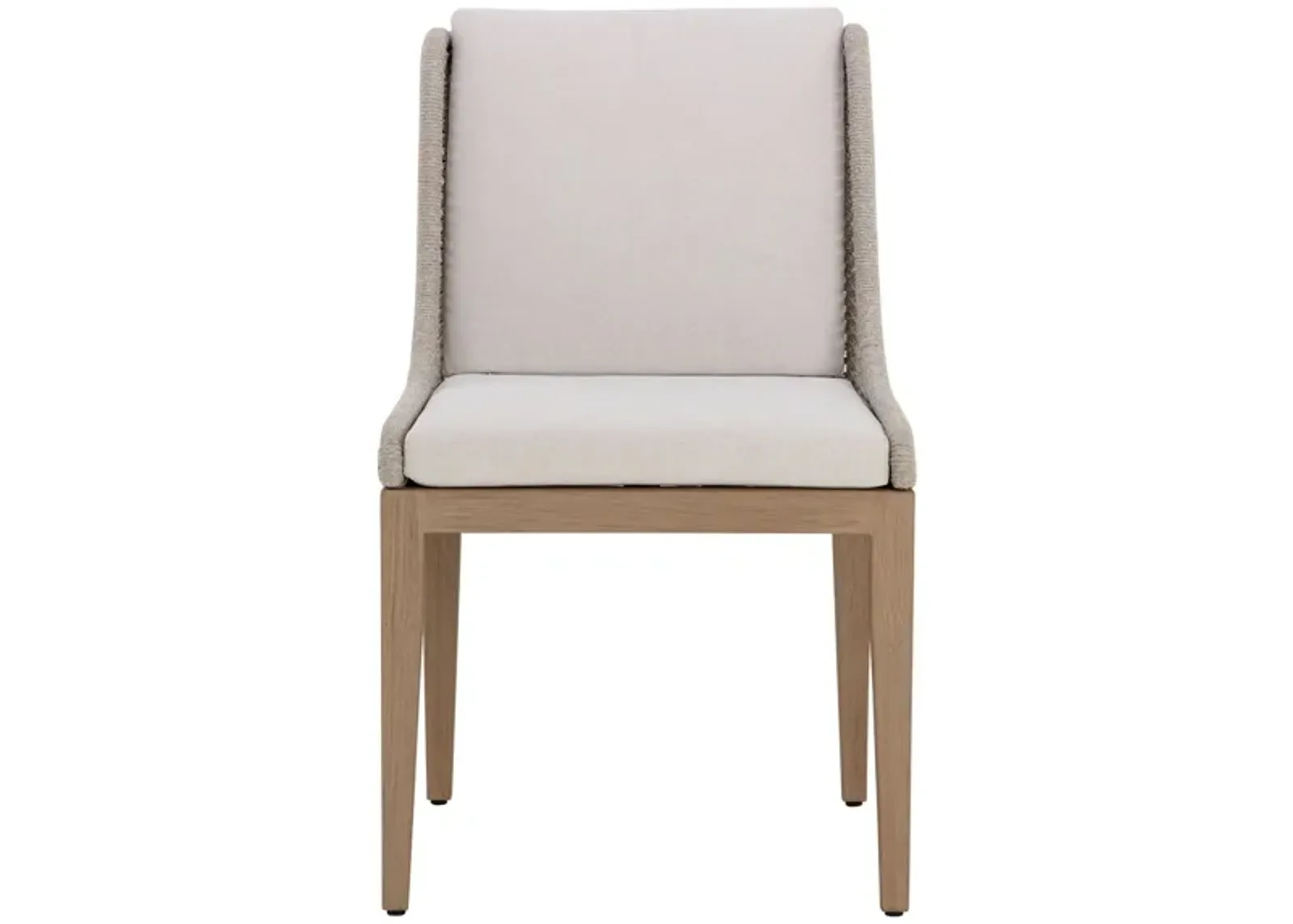 Sorrento Dining Chair in DRIFT BROWN - PALAZZO CREAM by Sunpan