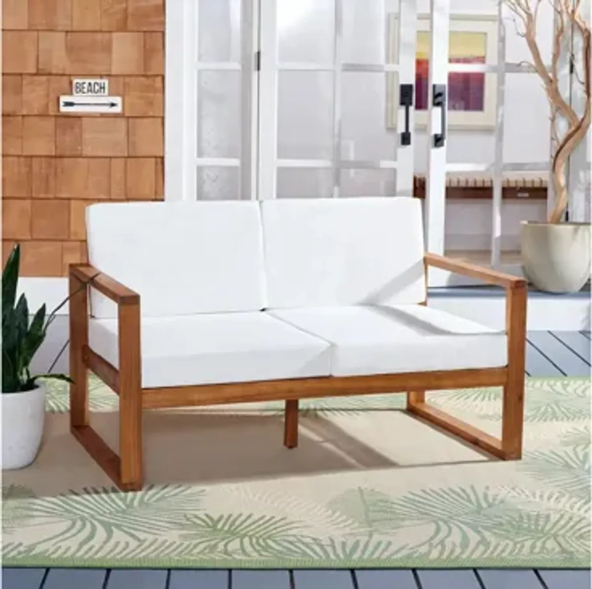 Emiko Outdoor Loveseat