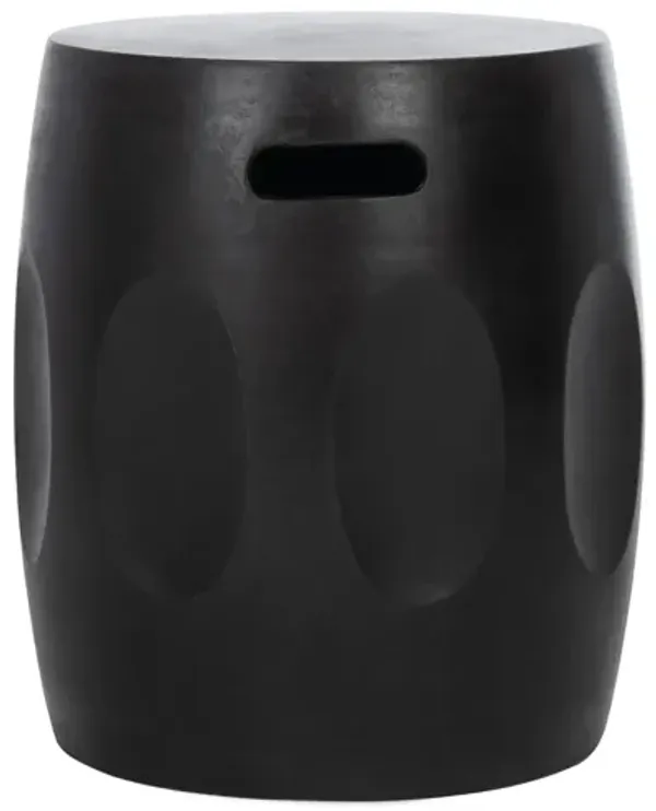 Clayton Outdoor Concrete Accent Stool