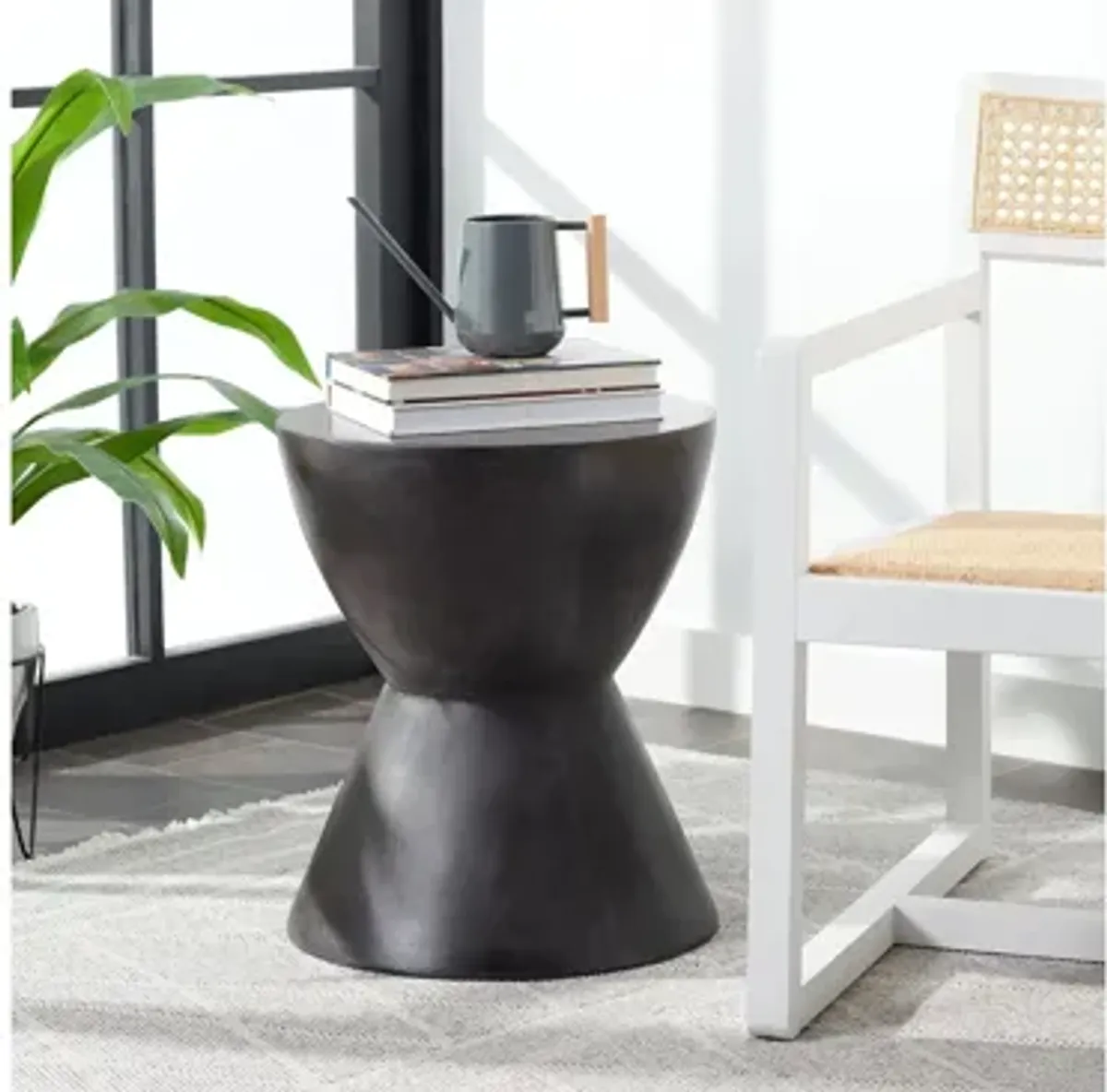 Burbank Outdoor Concrete Accent Stool