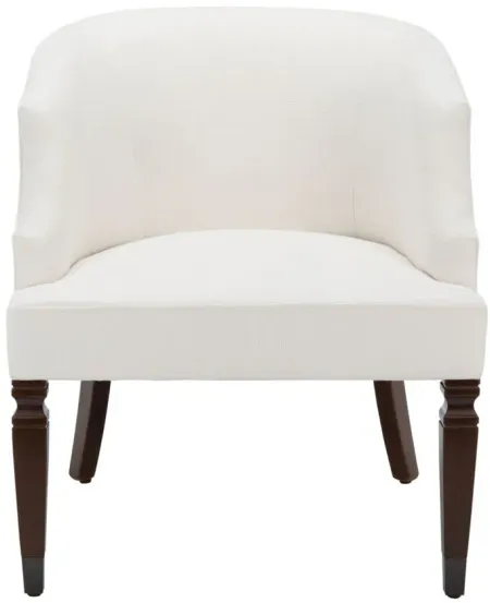 Ibuki Accent Chair in White by Safavieh