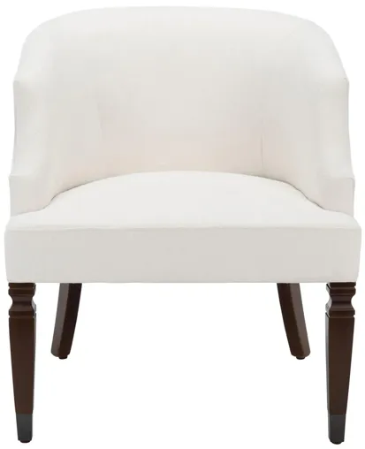 Ibuki Accent Chair in White by Safavieh