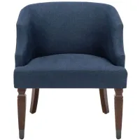 Ibuki Accent Chair in Navy by Safavieh