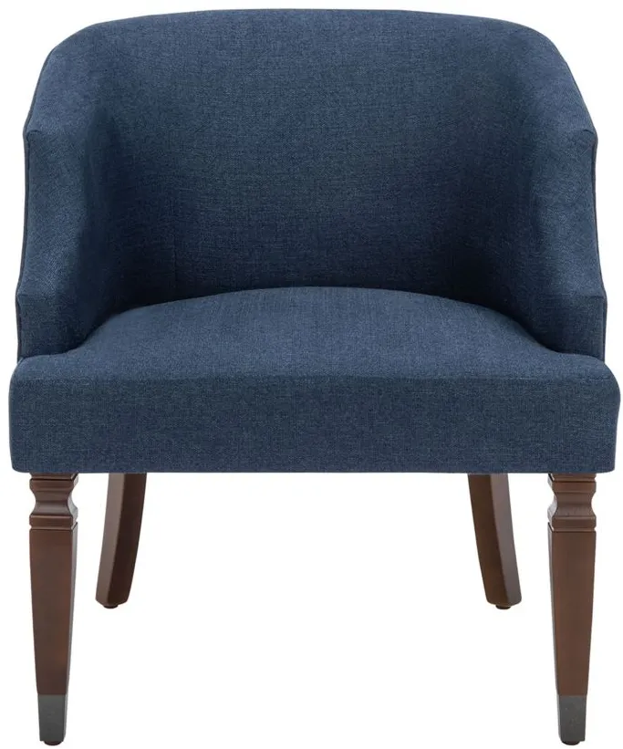 Ibuki Accent Chair in Navy by Safavieh