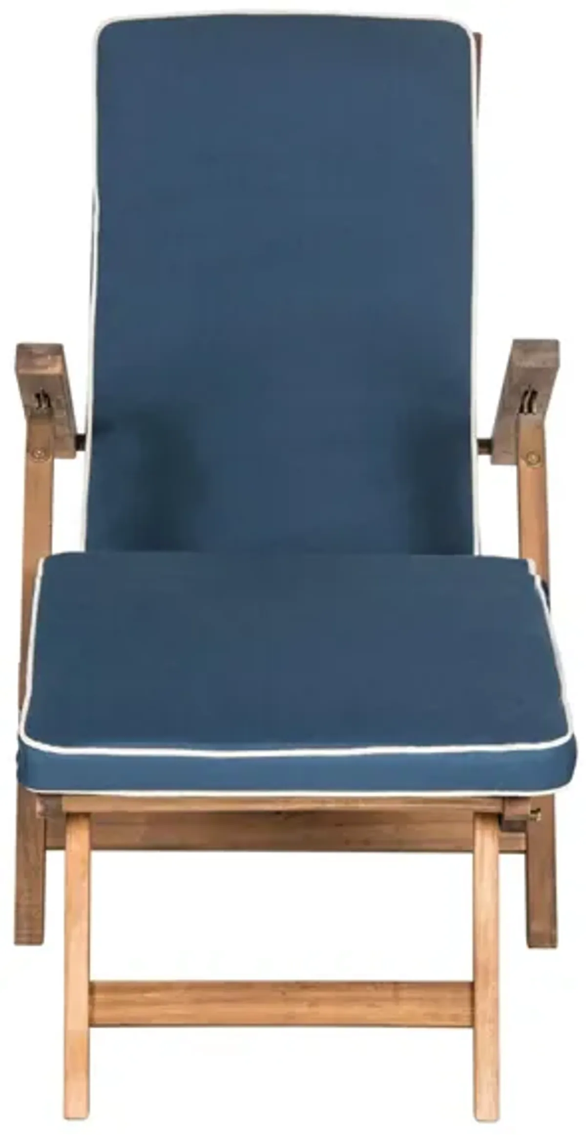 Palmdale Outdoor Lounge Chair in Navy by Safavieh