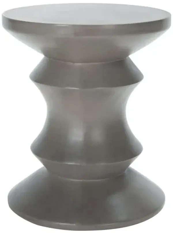Palmdale Outdoor Concrete Accent Stool