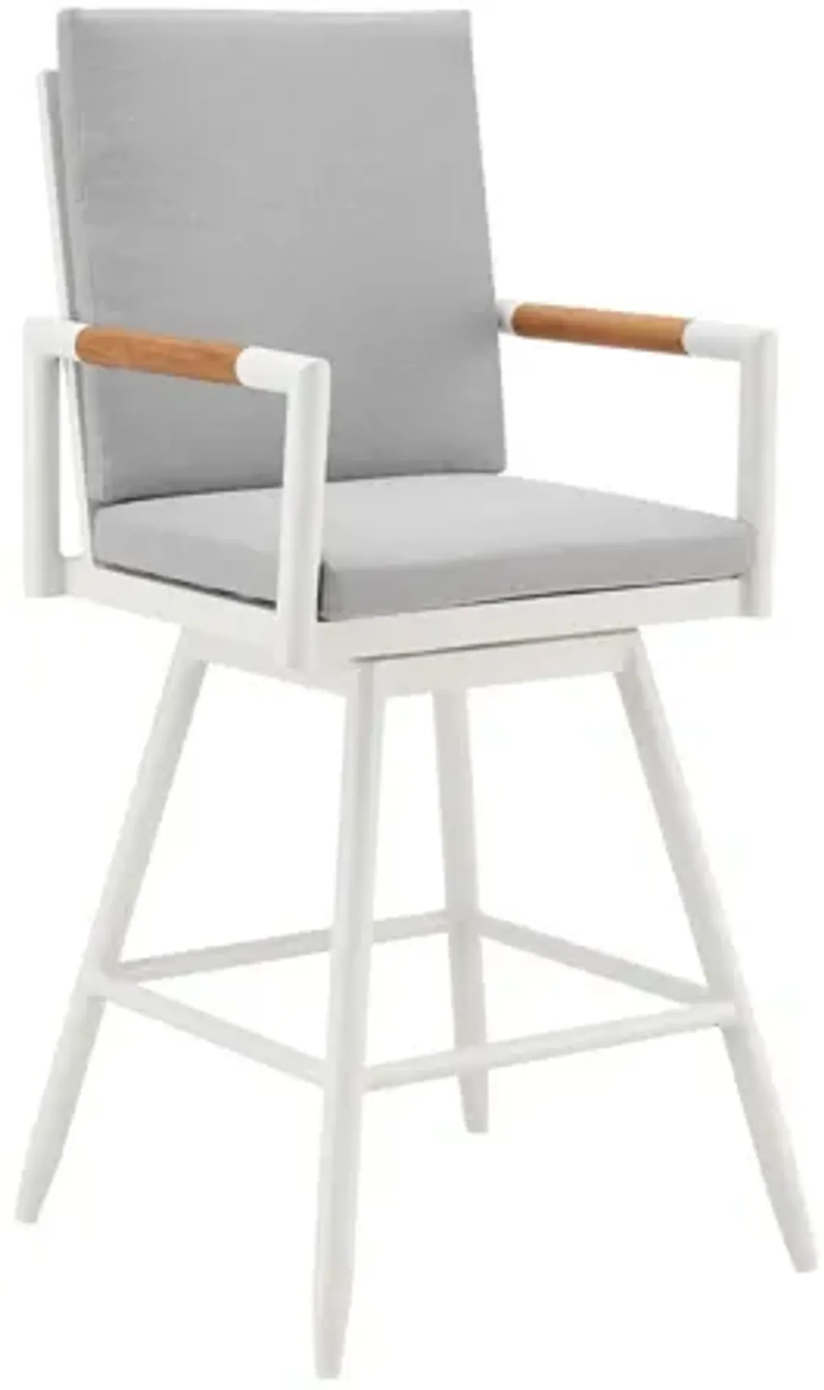 Crown 48" Outdoor Swivel Bar Stool