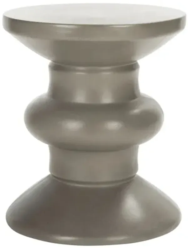 Brea Outdoor Concrete Accent Stool