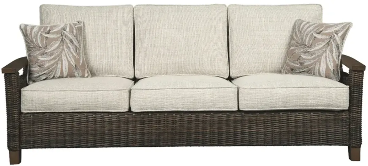 Paradise Trail Outdoor Sofa in Medium Brown by Ashley Furniture