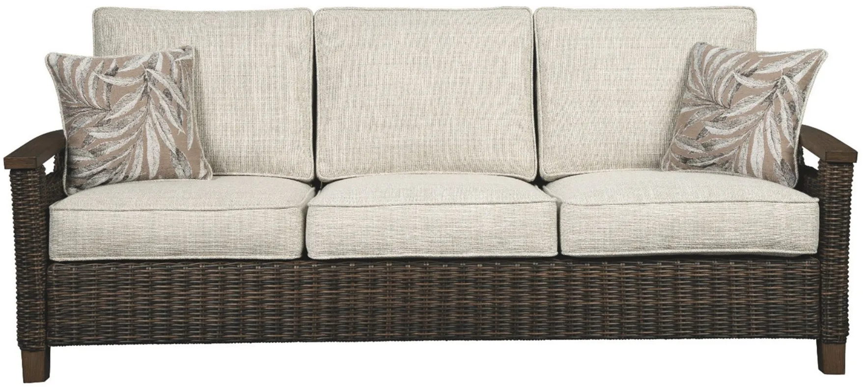 Paradise Trail Outdoor Sofa in Medium Brown by Ashley Furniture