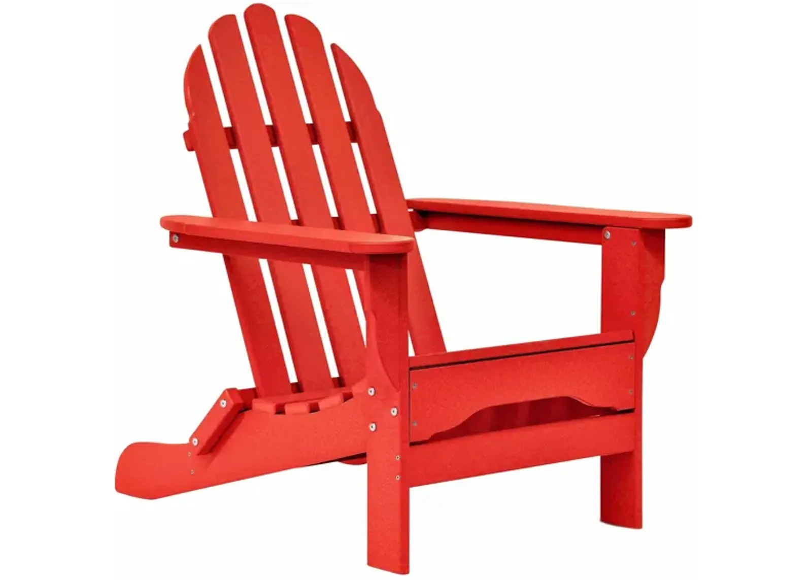 Icon Static Adirondack Chair in "Bright Red" by DUROGREEN OUTDOOR