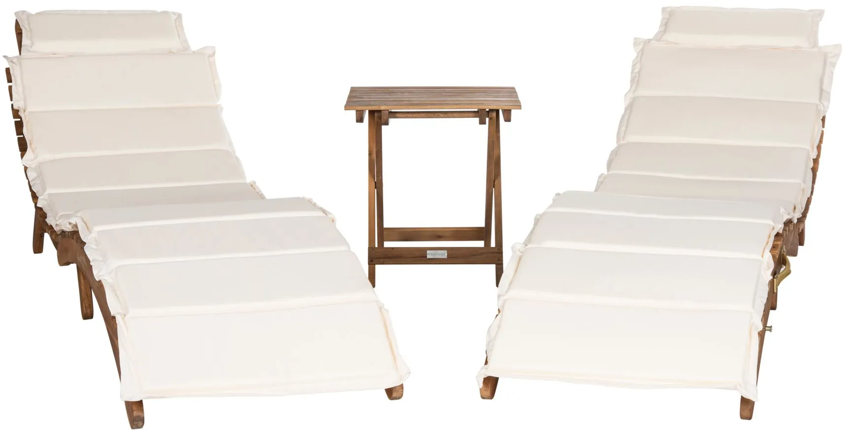 Babylon 3-pc. Patio Set in Beige by Safavieh