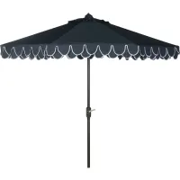 Chandler UV Resistant 9 ft Auto Tilt Umbrella in Navy by Safavieh