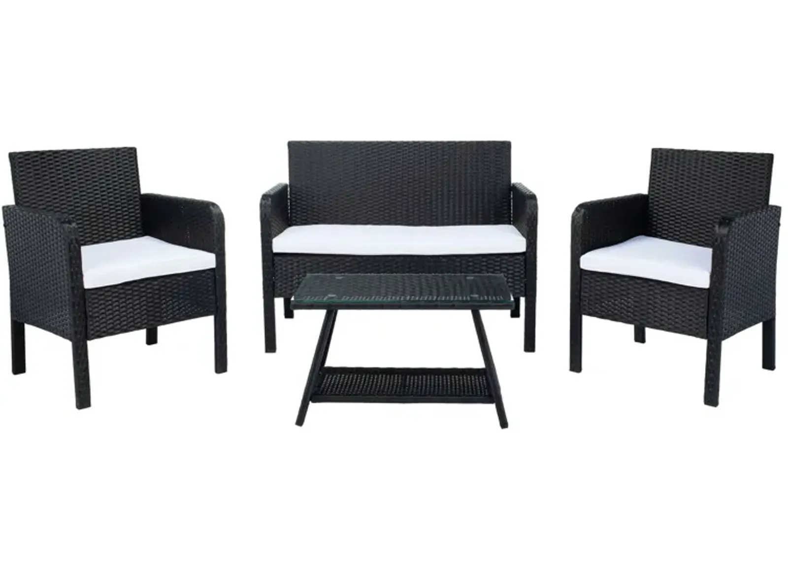 Hanover 4-pc. Patio Set in Gray by Safavieh