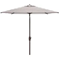 Marcie Fashion Line 7.5 ft Square Umbrella in Grey by Safavieh